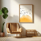 On wall