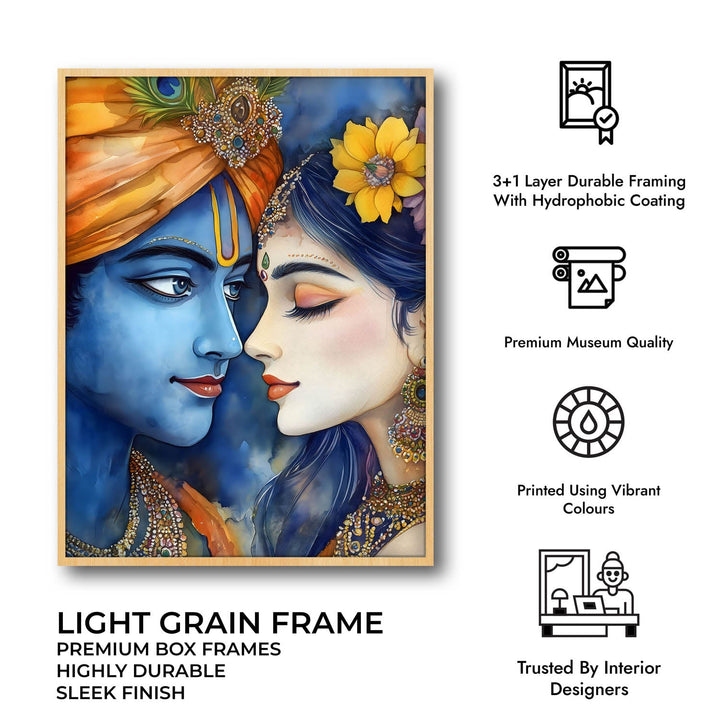 Krishna & Radha - Vastu Painting