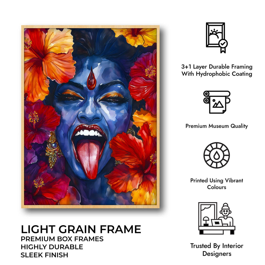 Goddess MahaKali  - Vastu Painting