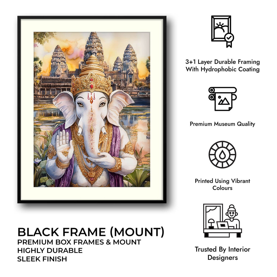 Lord Ganesha Blessing - Vastu Painting