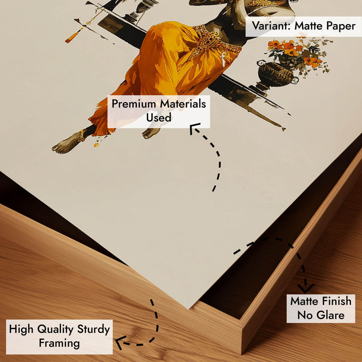 Krishna with Flute - Vastu Painting