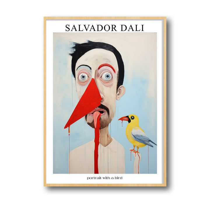 portrait-with-a-bird-salvador-dali