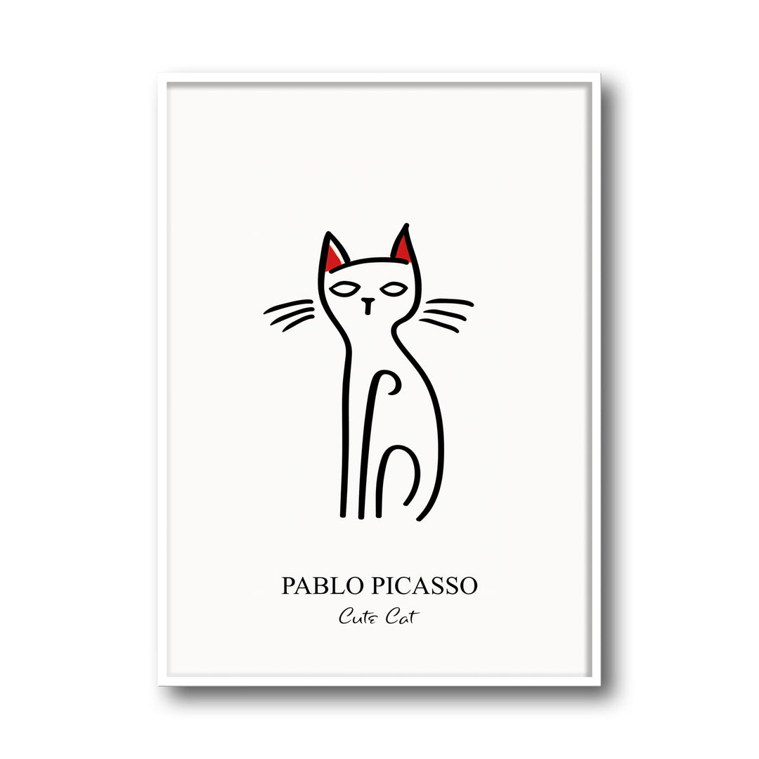 red-ear-cat-pablo-picasso