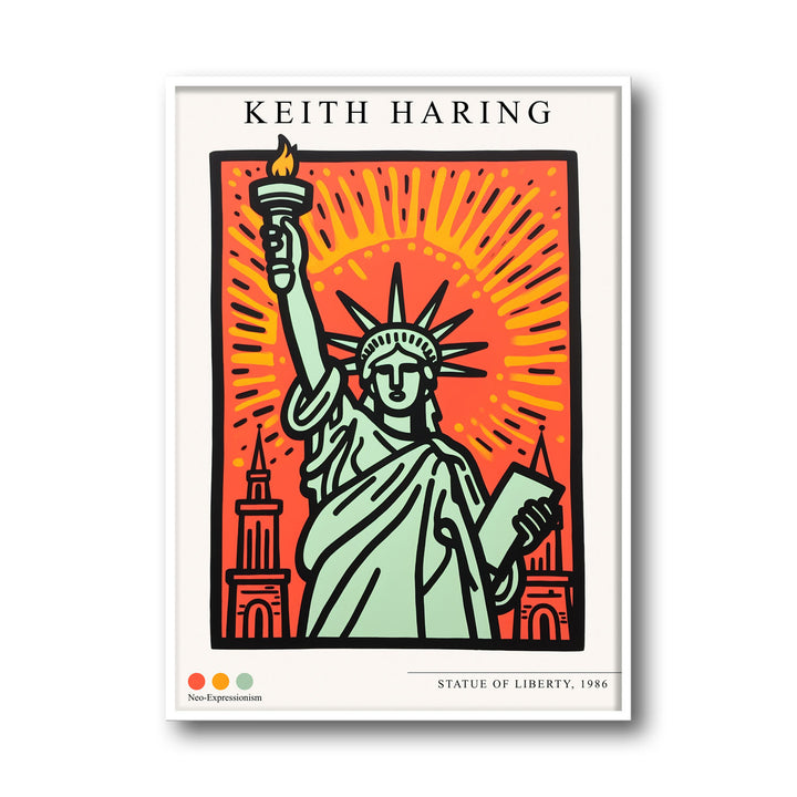 the-staue-of-liberty-keith-haring