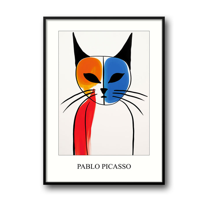 two-colored-cat-pablo-picasso