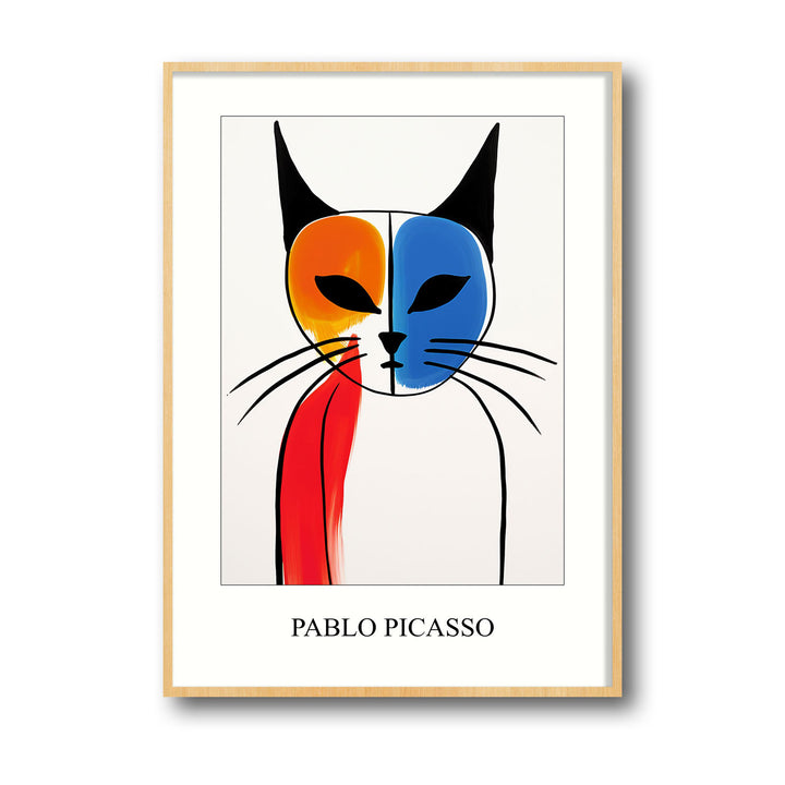 two-colored-cat-pablo-picasso