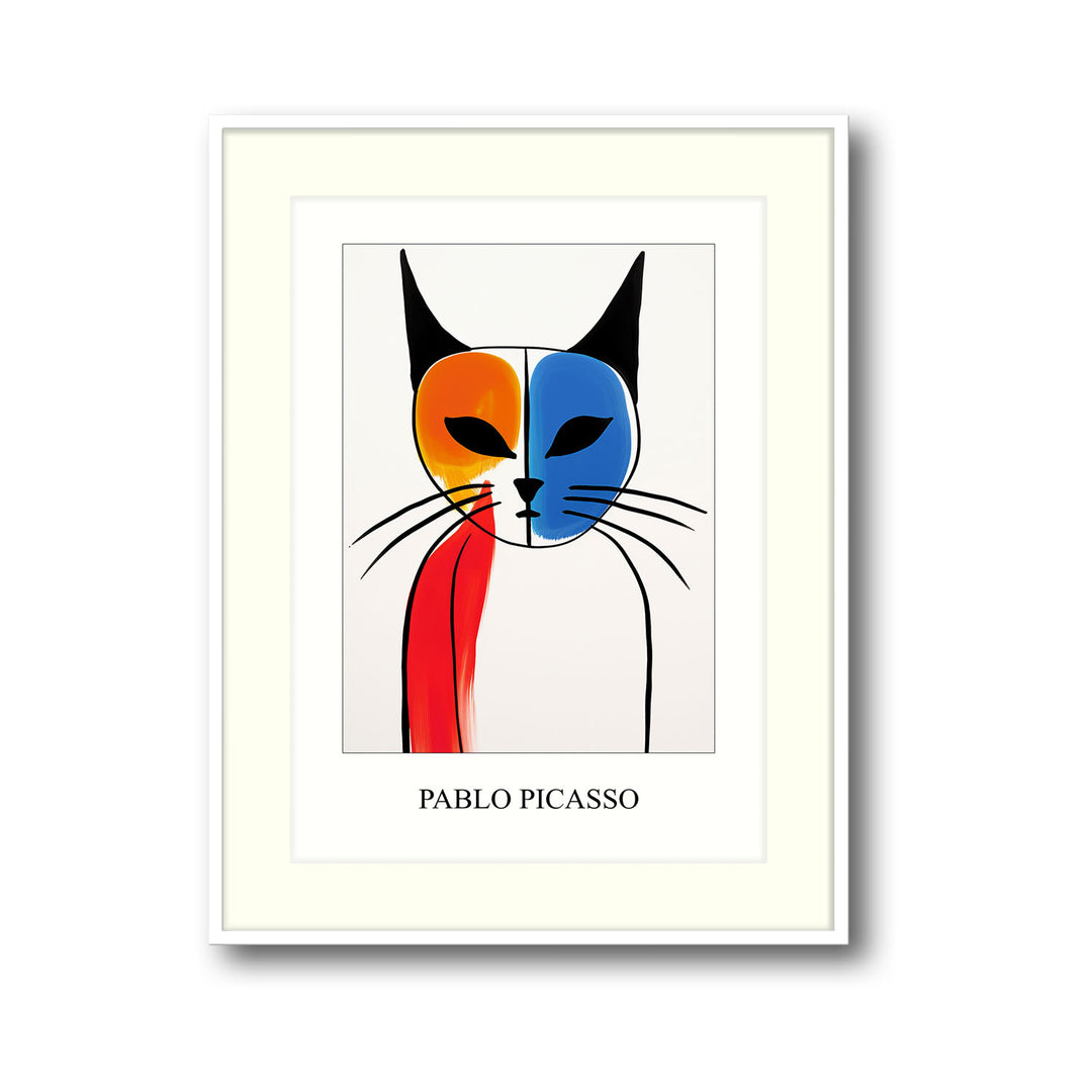 two-colored-cat-pablo-picasso