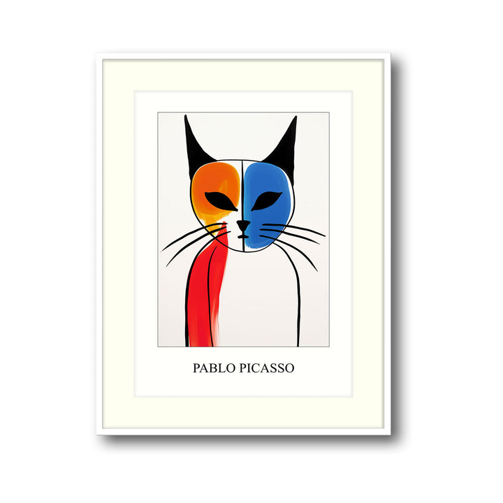two-colored-cat-pablo-picasso